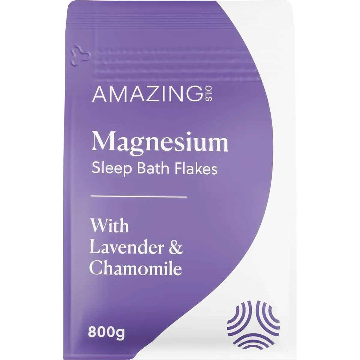 Amazing Oils Magnesium Sleep Bath Flakes with Lavender and Chamomile