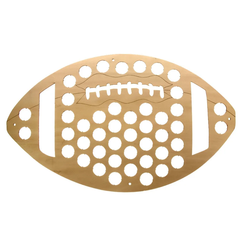 American Football  Cap Map Rugby Ball Wooden Cap Trap  Cap Holder Cap Collection Wall Art Display Map