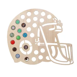 American Football Helmet  Cap Map Wall  Display Map Rugby Art ation Accessories Unique  Idea For Rugby Lovers