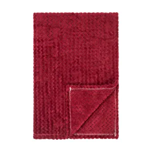 Baby Fleece Blanket - 30" by 40" - Red