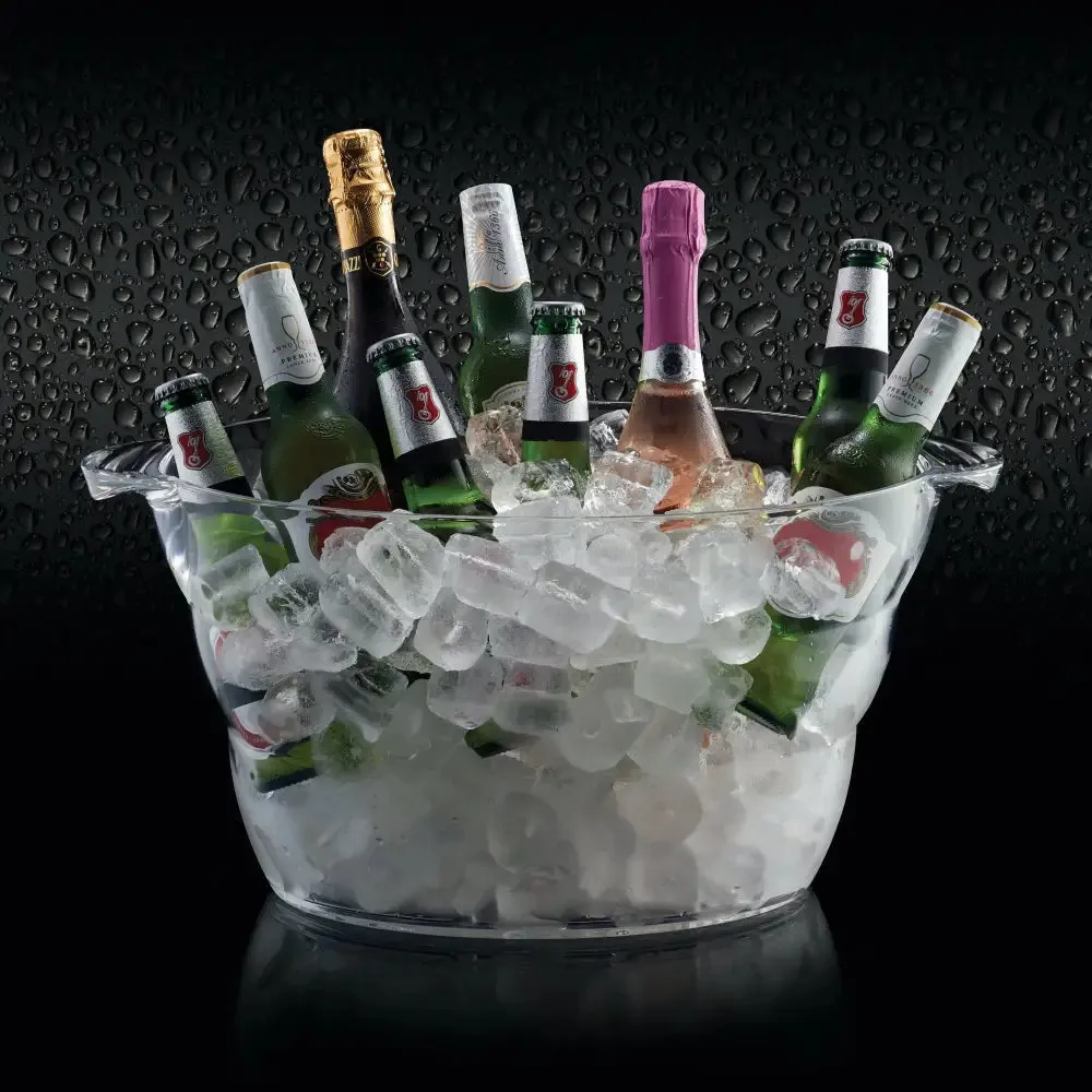 Barcraft Acrylic Large Oval Drinks Pail / Cooler