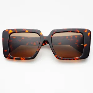 camilla acetate rectangular sunglasses