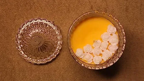 CANDLEVANNAH Aroma Scented Glass Soy Wax Customize Flower Jar Candle, 648gm, 50  Hrs| Luxury Aroma Therapy Flower Jar Design | Scented Candles for Home Decor Gift Set Customize Colour & Scent.