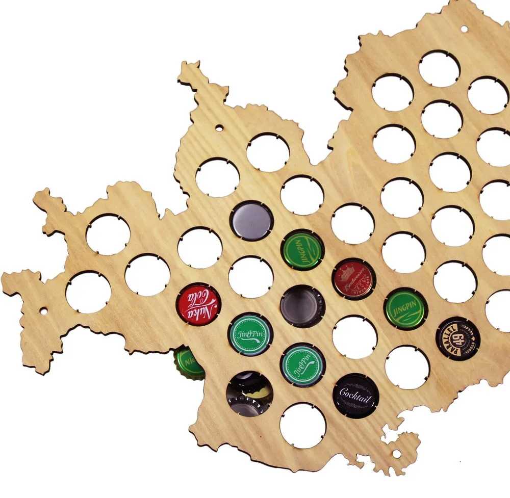 Cap Map Bottle Cap Map Of Switzerland Best  for  Aficionado  Wooden Hanging Craft