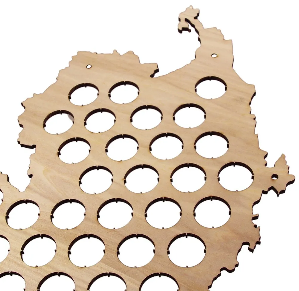 Cap Map Bottle Cap Map Of Switzerland Best  for  Aficionado  Wooden Hanging Craft