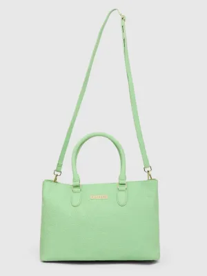 Caprese Avalon Floral Tote Medium Green Ash