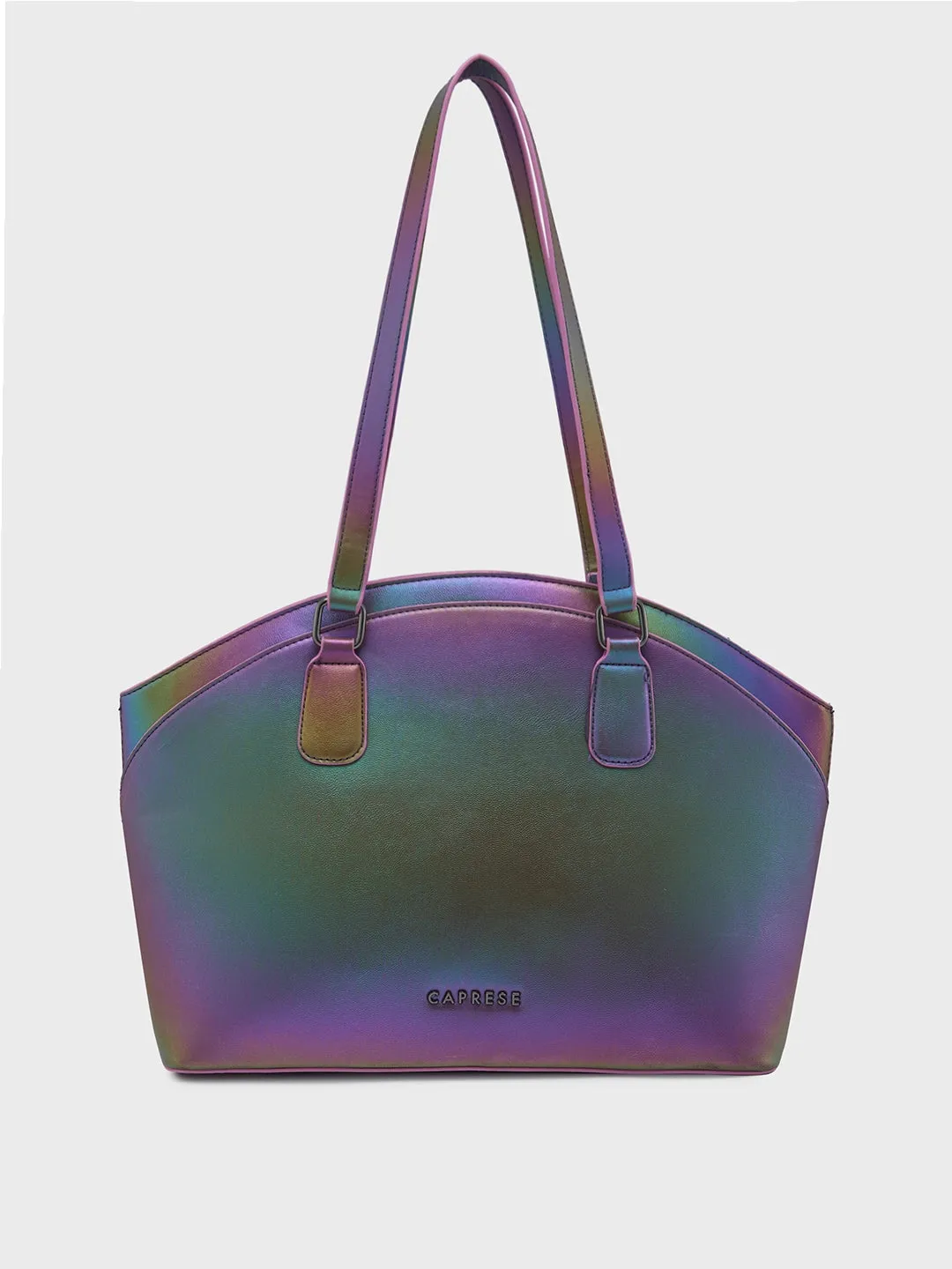 Caprese Iris Iridescent Tote Medium Purple