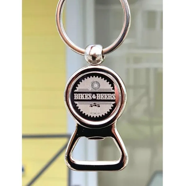 Chrome Keychain - Bottle Opener