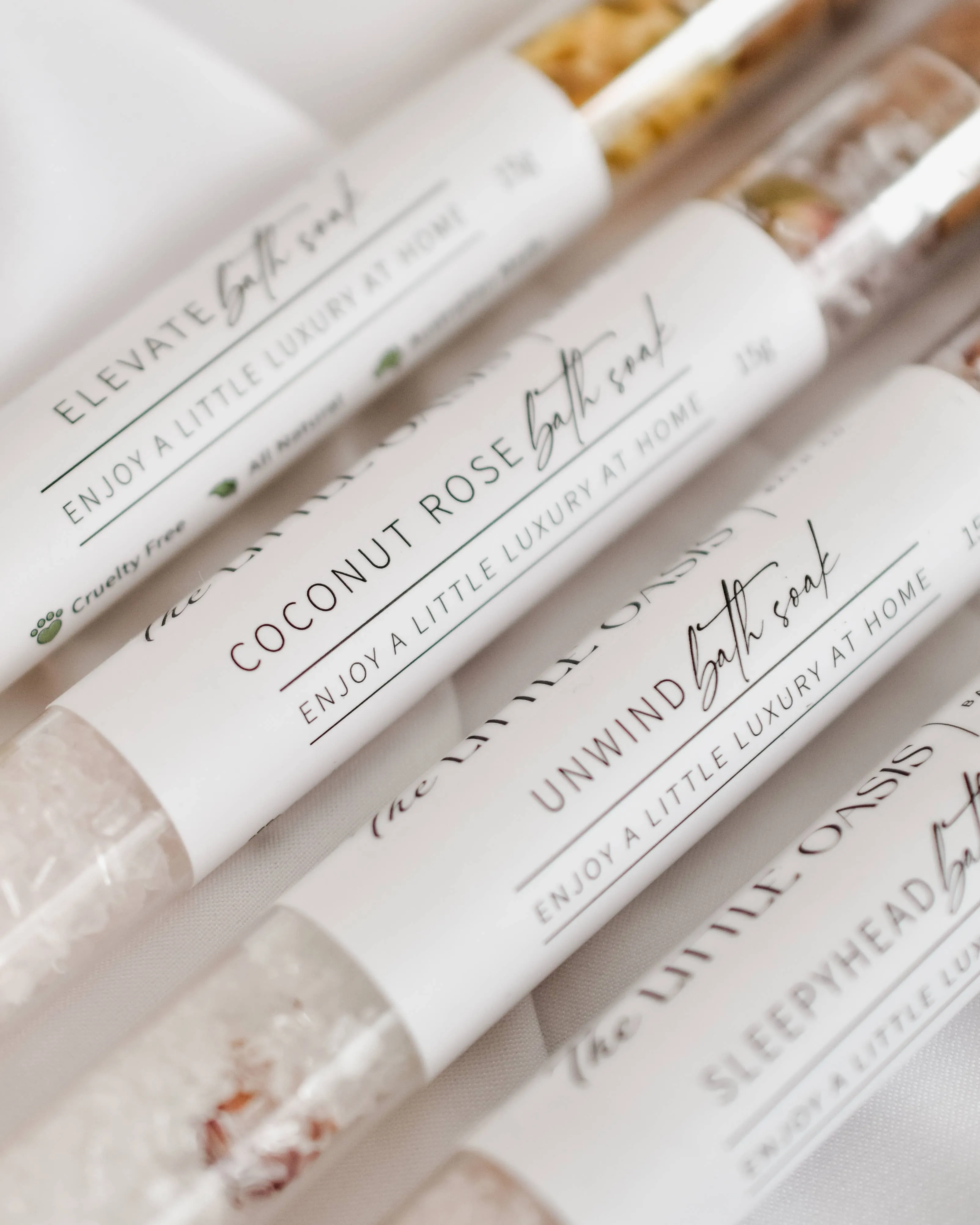COCONUT ROSE | MAGNESIUM BATH SOAK - TEST TUBE