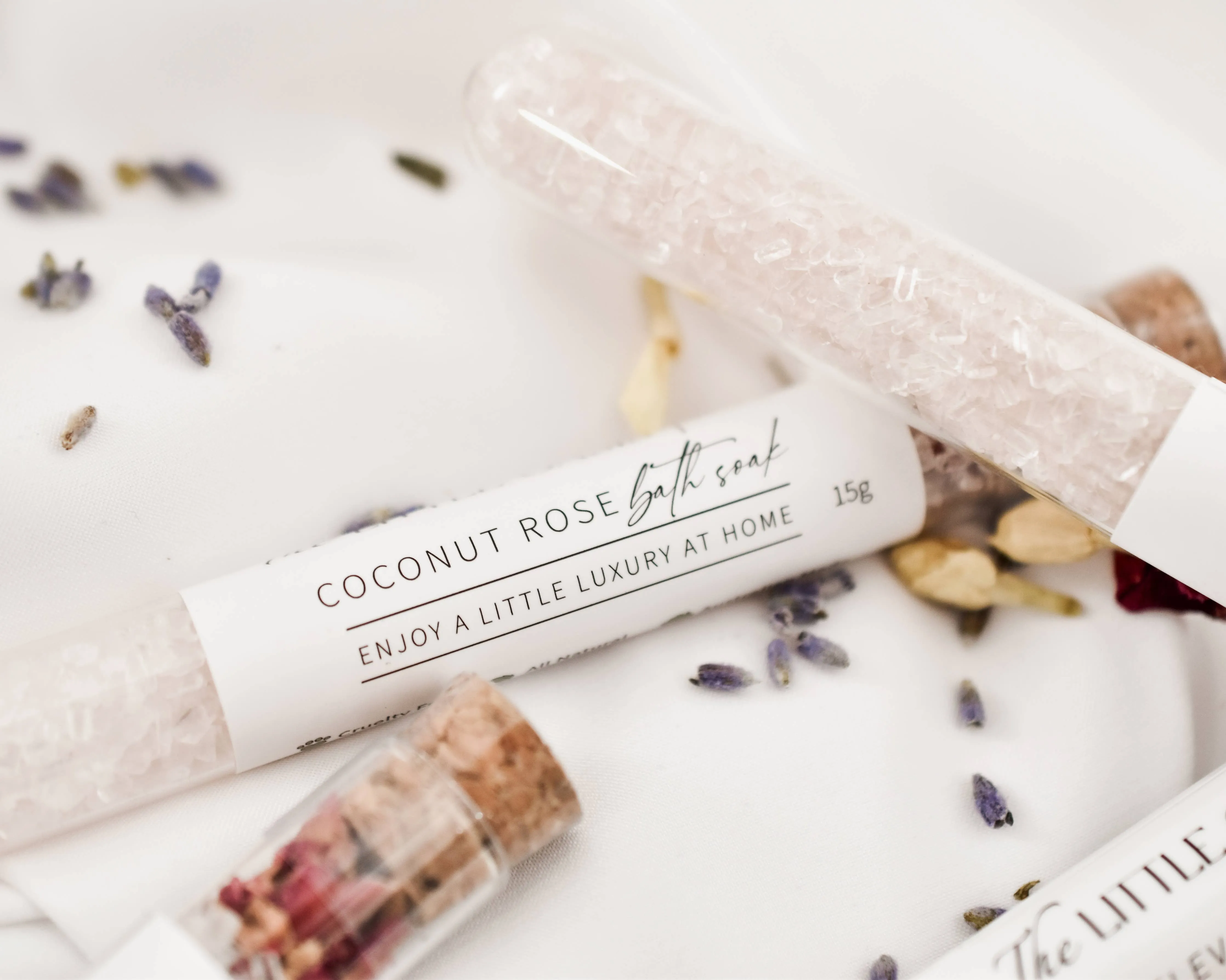 COCONUT ROSE | MAGNESIUM BATH SOAK - TEST TUBE