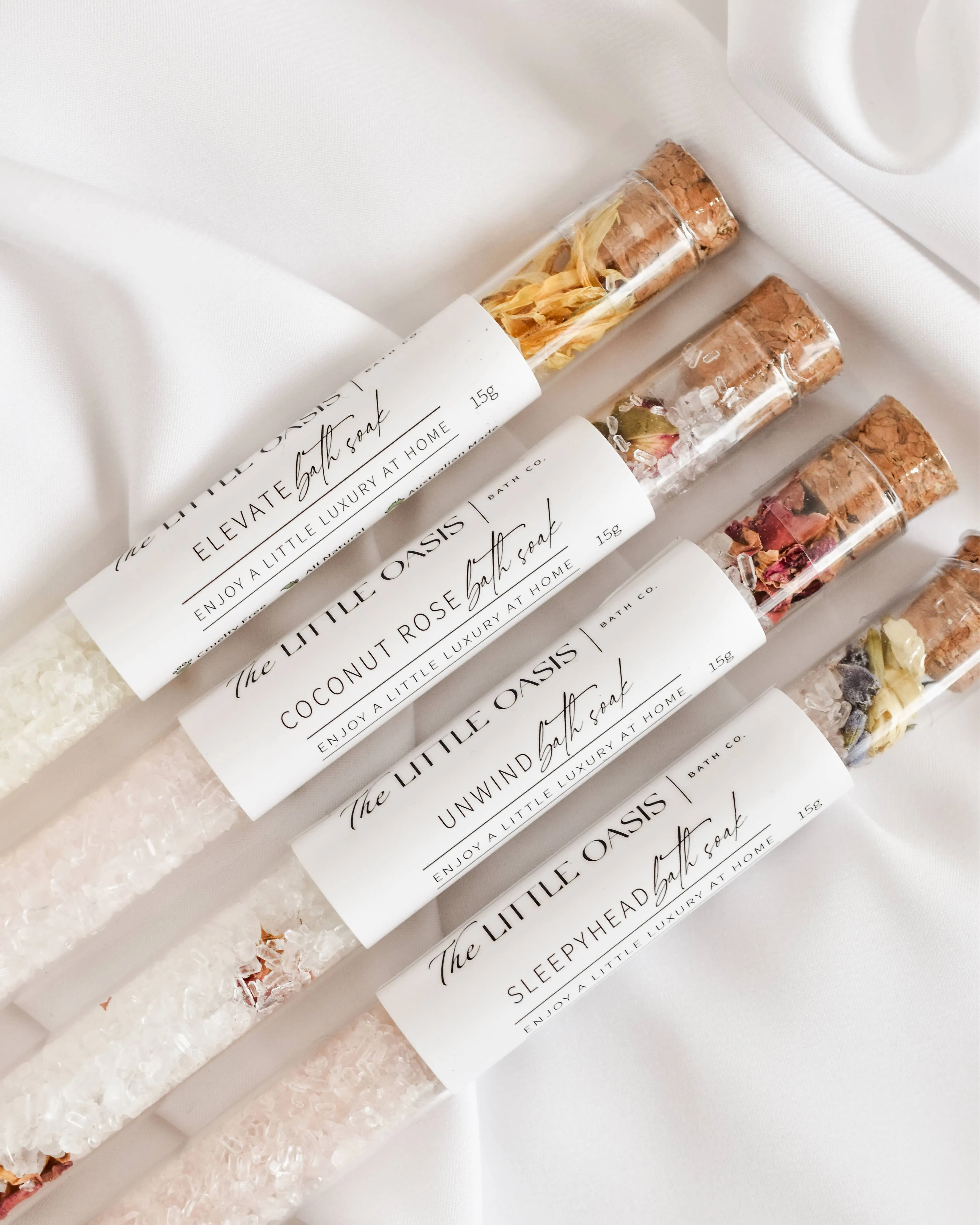 COCONUT ROSE | MAGNESIUM BATH SOAK - TEST TUBE