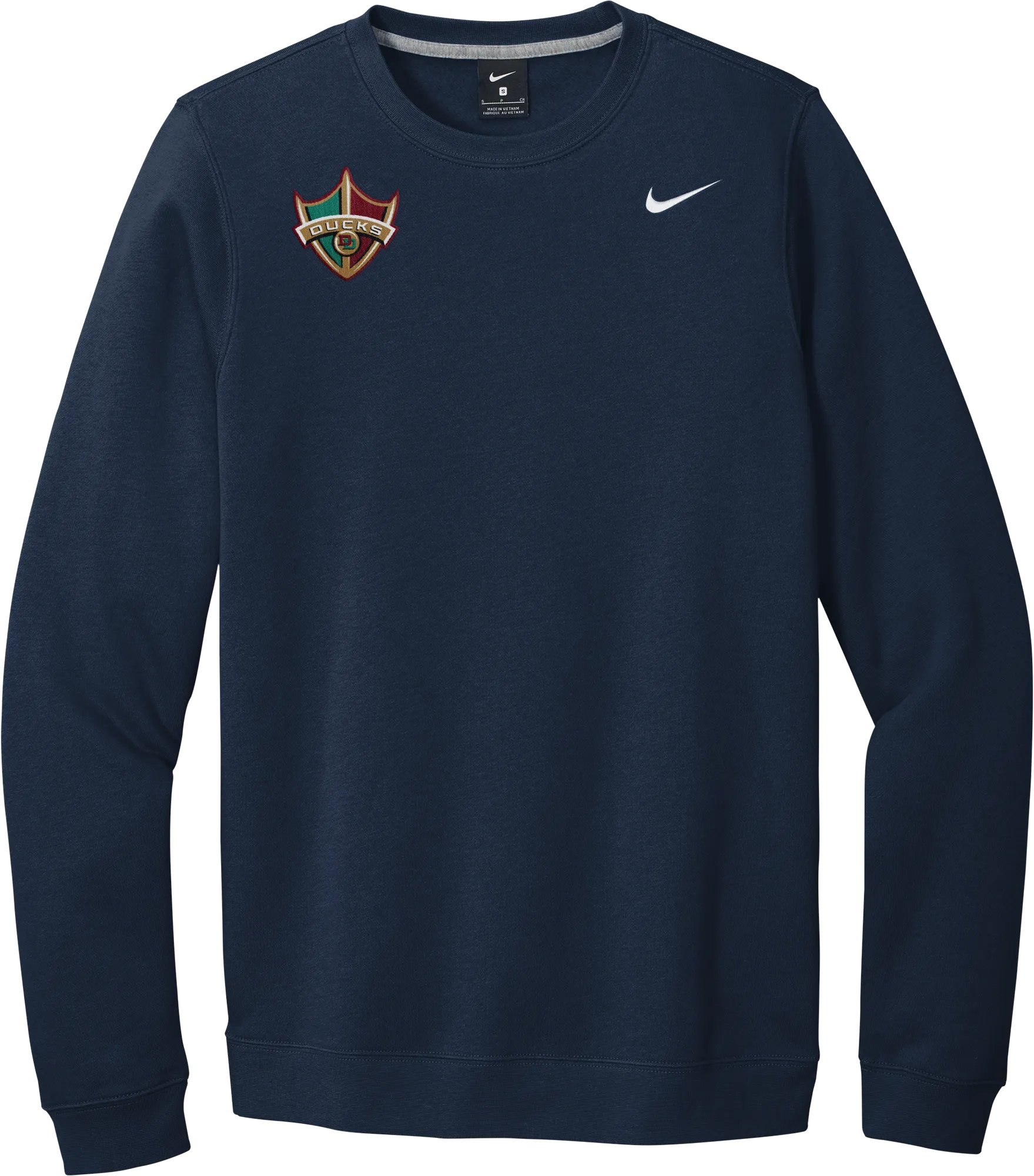 Delaware Ducks Nike Club Fleece Crew