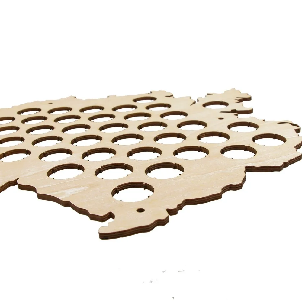 Deutschland Beer Cap Display Map Beer Cap Map Man Cave Germany Wall Art Wood Cap Trap Map Germany Bottle Cap Map Gifts for Dad