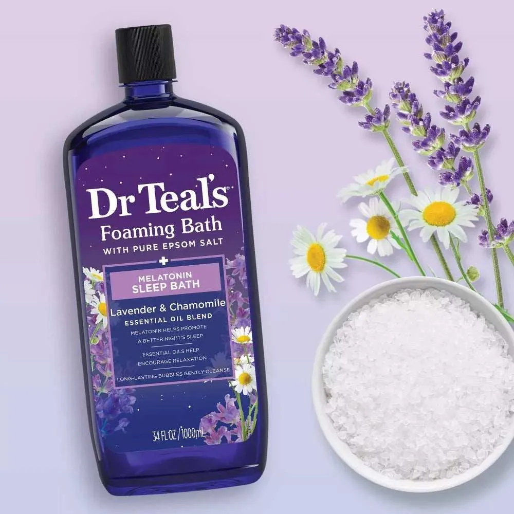 Dr. Teal's Sleep Foaming Bath with Melatonin & Essential Oils - 34 Oz