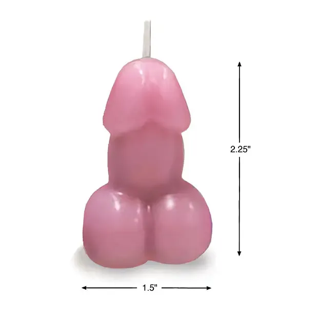 Eden's Penis Candle Rose