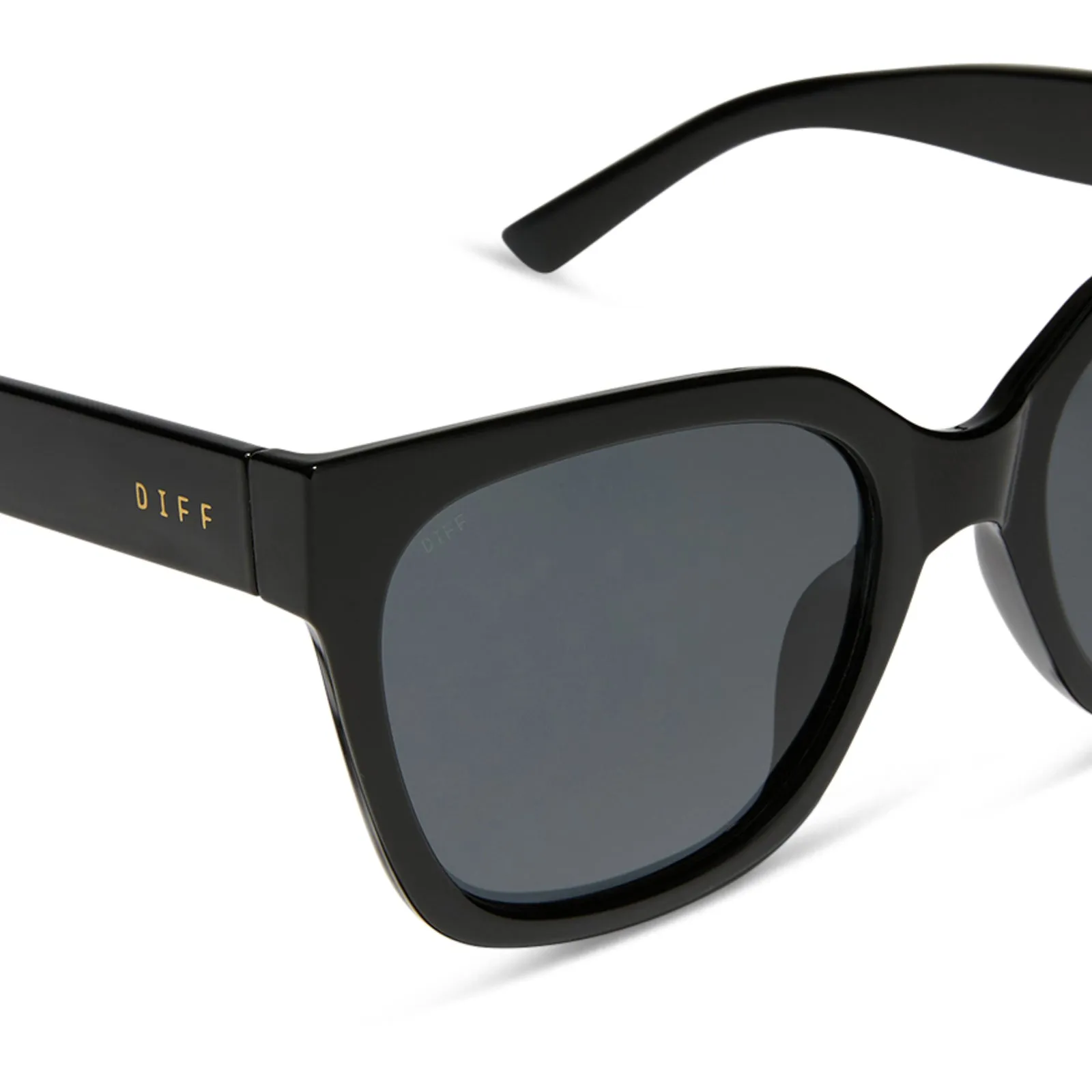 EMILY FAUVER - GOOSE   BLACK   GREY   POLARIZED SUNGLASSES