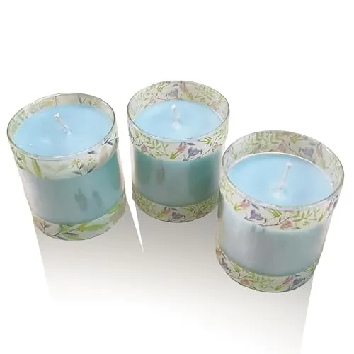 Eveis | Beautifully Done Essentials Fresh Sea Salt Vanity Tin Scented Candle (Set of 3)