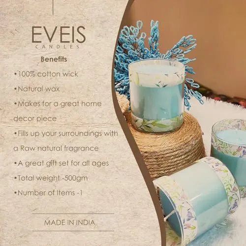 Eveis | Beautifully Done Essentials Fresh Sea Salt Vanity Tin Scented Candle (Set of 3)