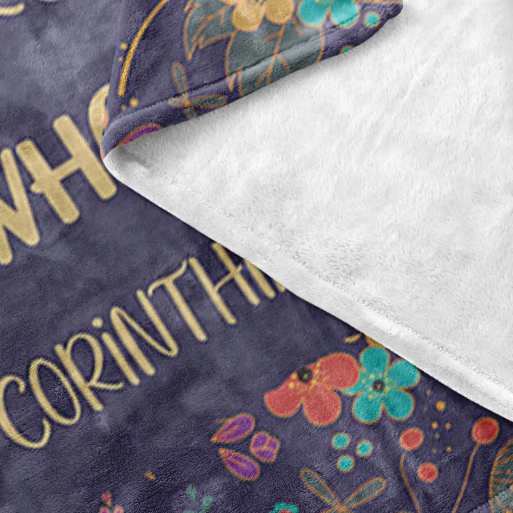 Eye Has Not Seen Nor Ear Heard 1 Corinthians 29 Nkjv Fleece Blanket - Christian Blanket - Bible Verse Blanket