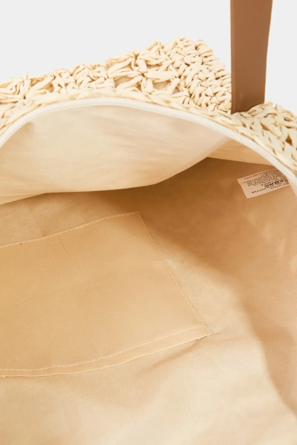 Fame Straw Braided Tote Bag - 2 Colors