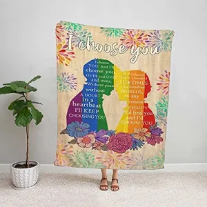 Gay Couple Blankets For Gay Lover Gay Husband From Lovers Husband Lgbtq  Pride Fleece & Sherpa Blankets For Lgbt Pride Month