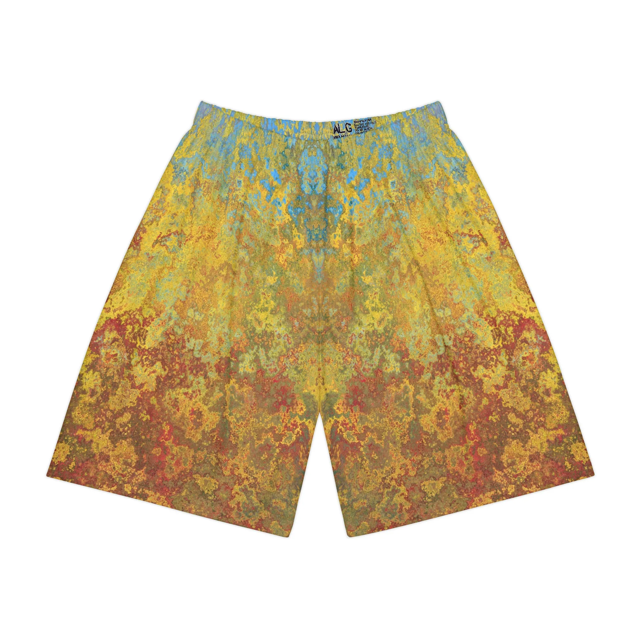 Gold and blue spots - Inovax Men’s Sports Shorts