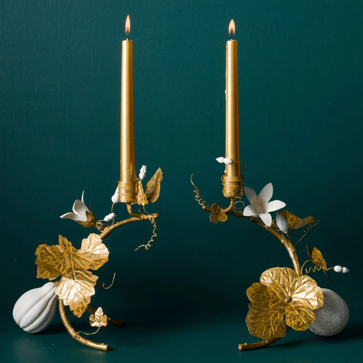 GOURD CANDLEHOLDER