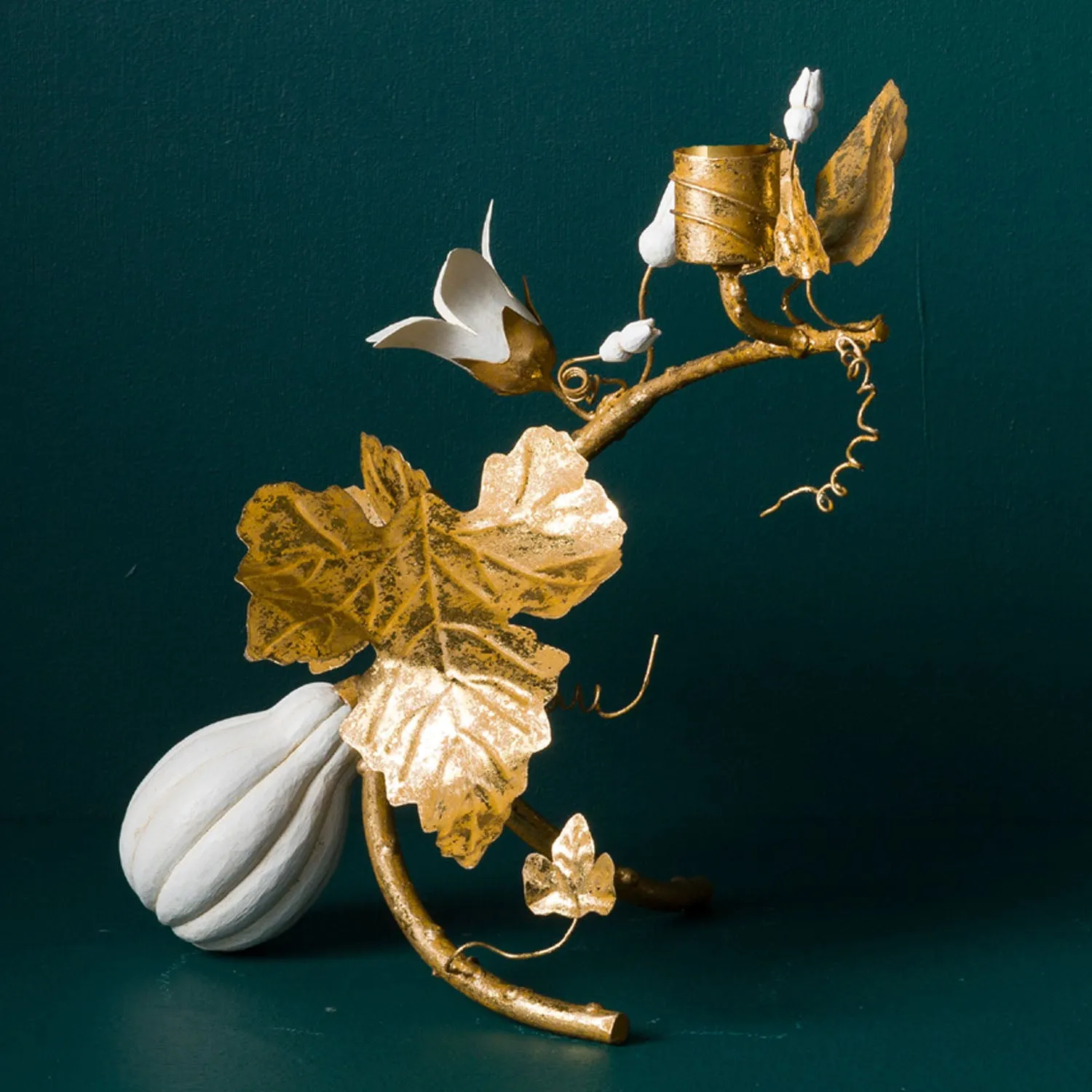 GOURD CANDLEHOLDER
