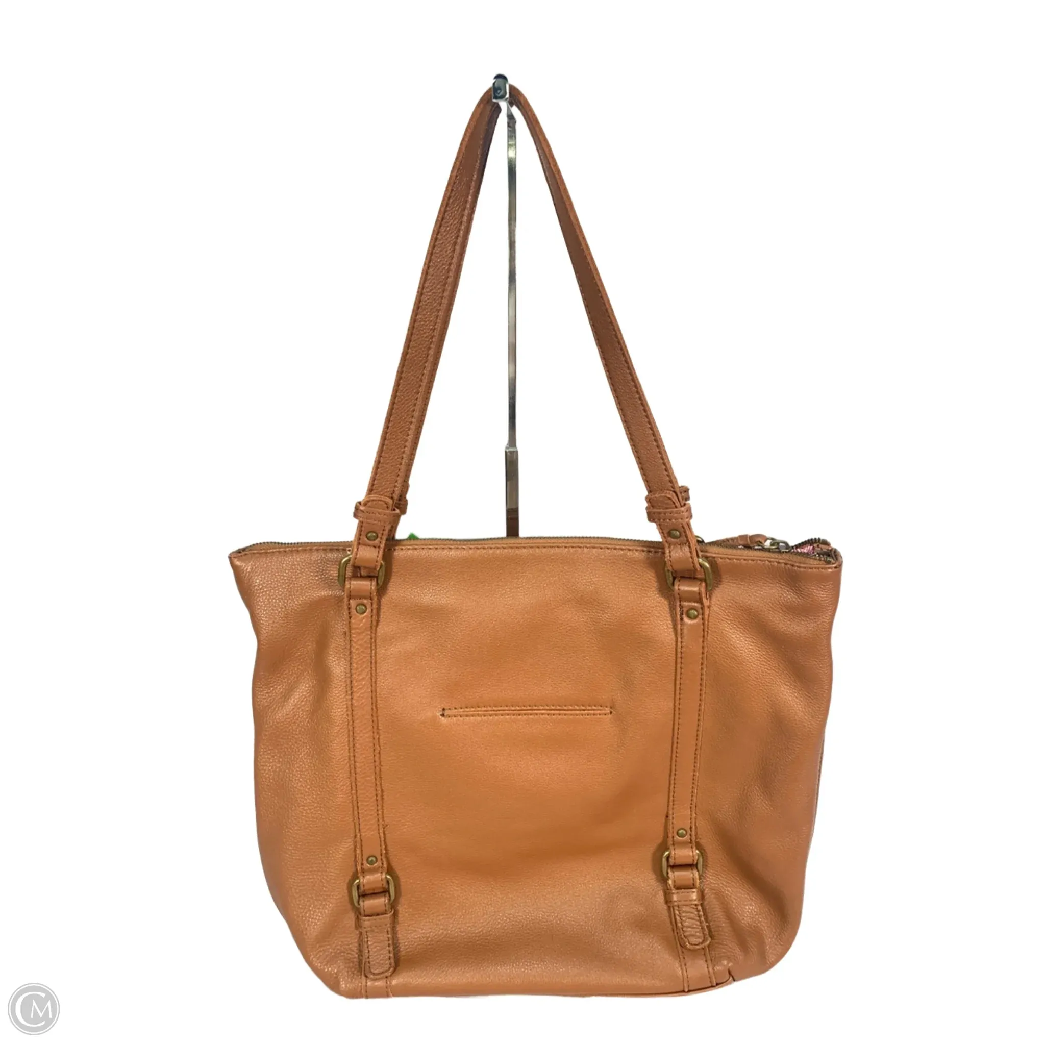 Handbag Leather By Clothes Mentor, Size: Large