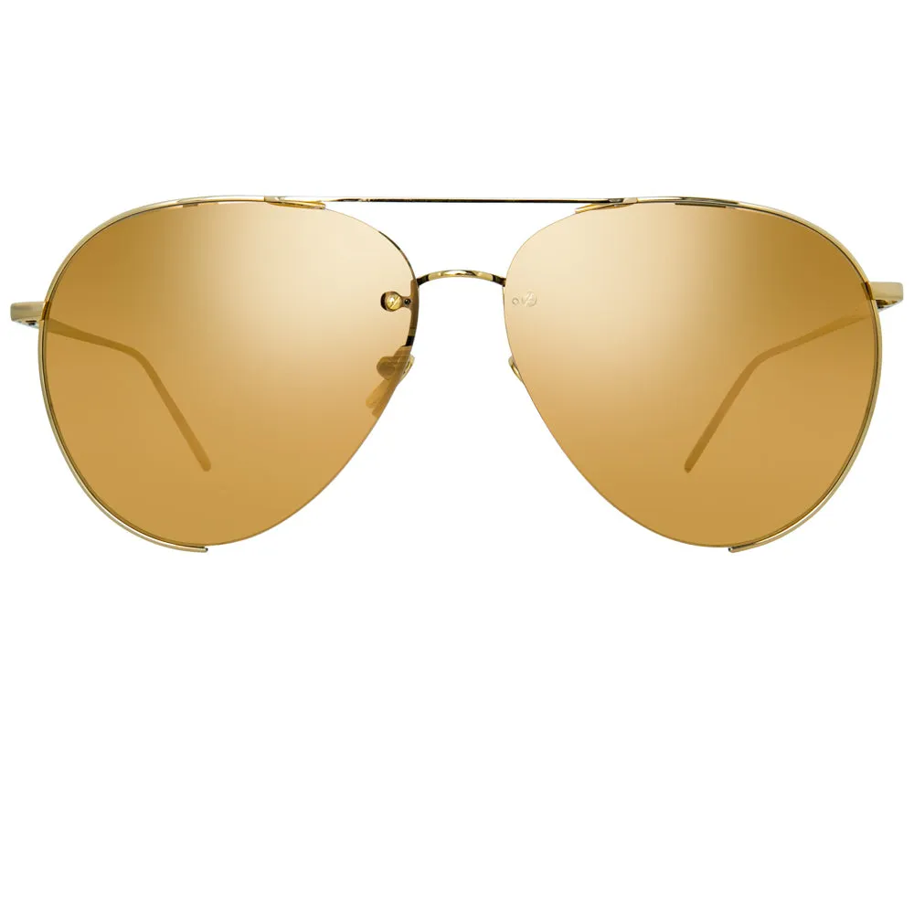 Linda Farrow 624 C1 Aviator Sunglasses