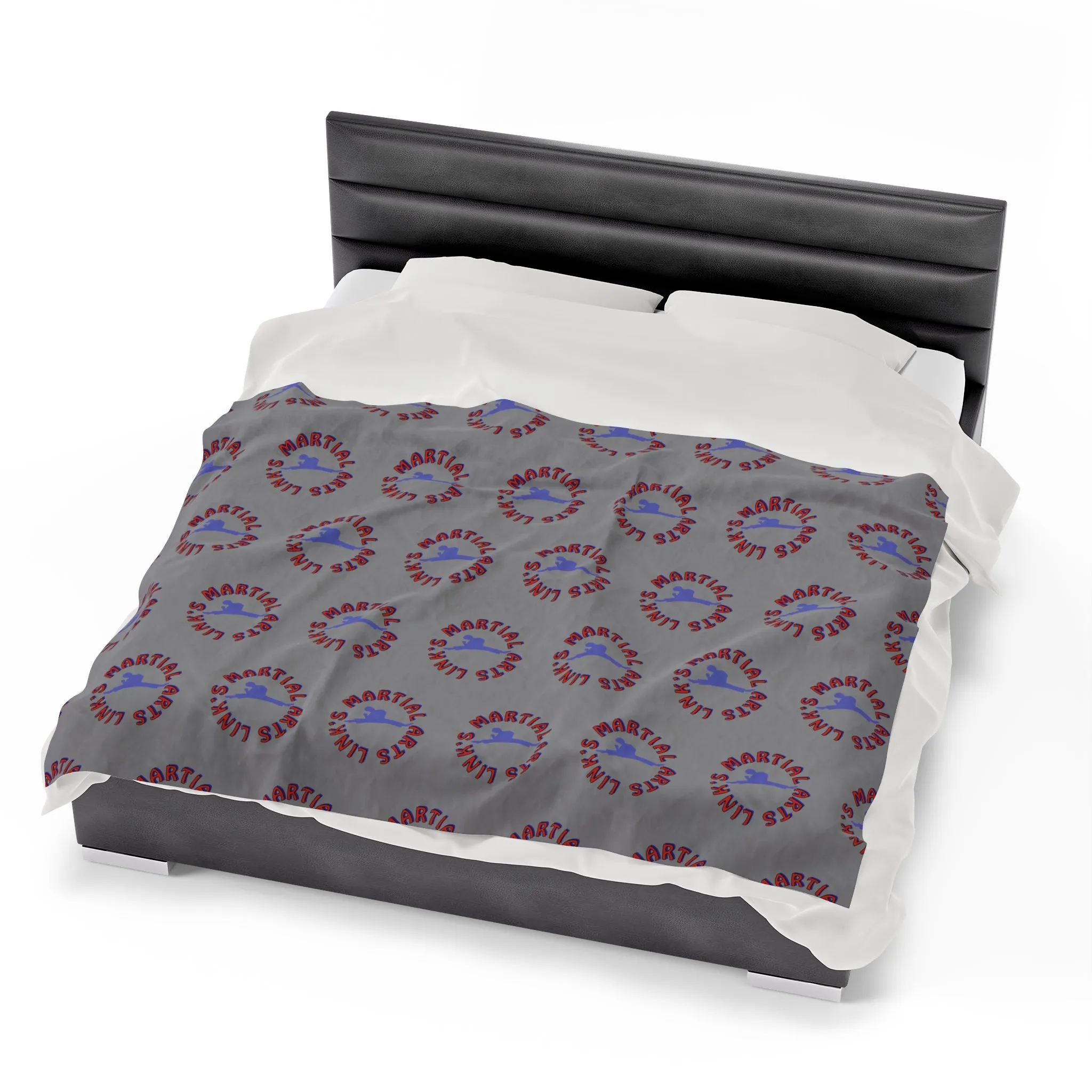 Link's Martial Arts Logo Velveteen Plush Blanket