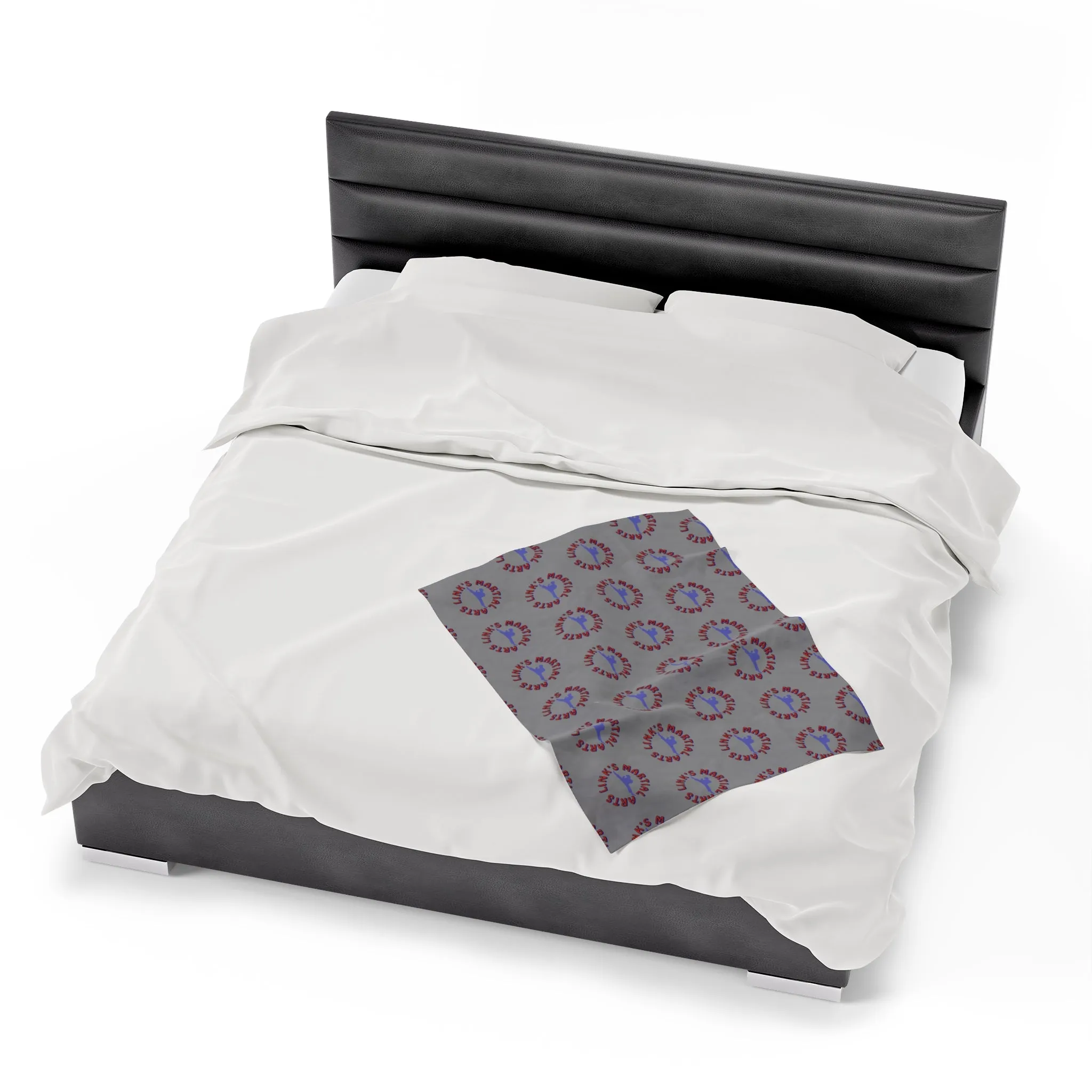 Link's Martial Arts Logo Velveteen Plush Blanket