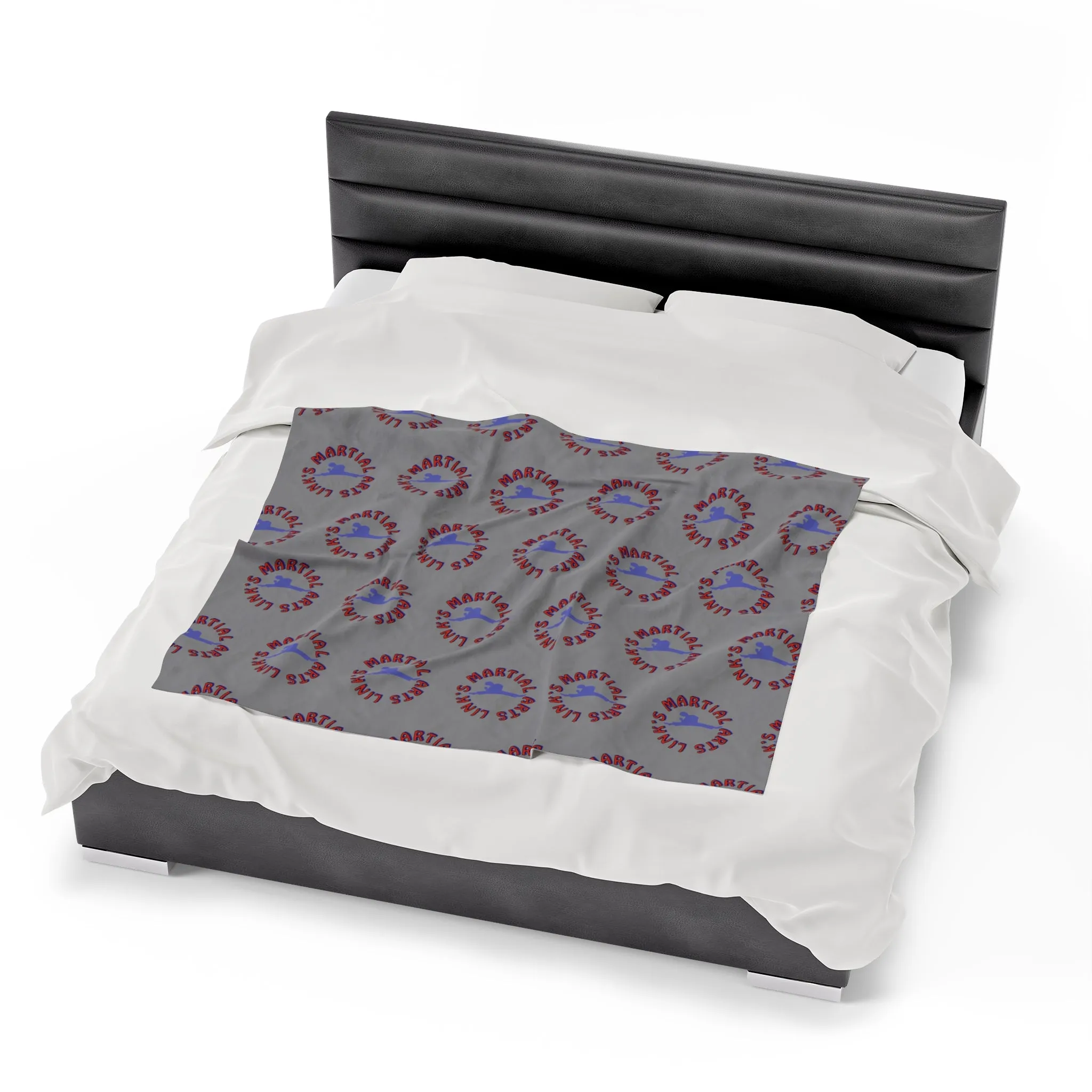 Link's Martial Arts Logo Velveteen Plush Blanket