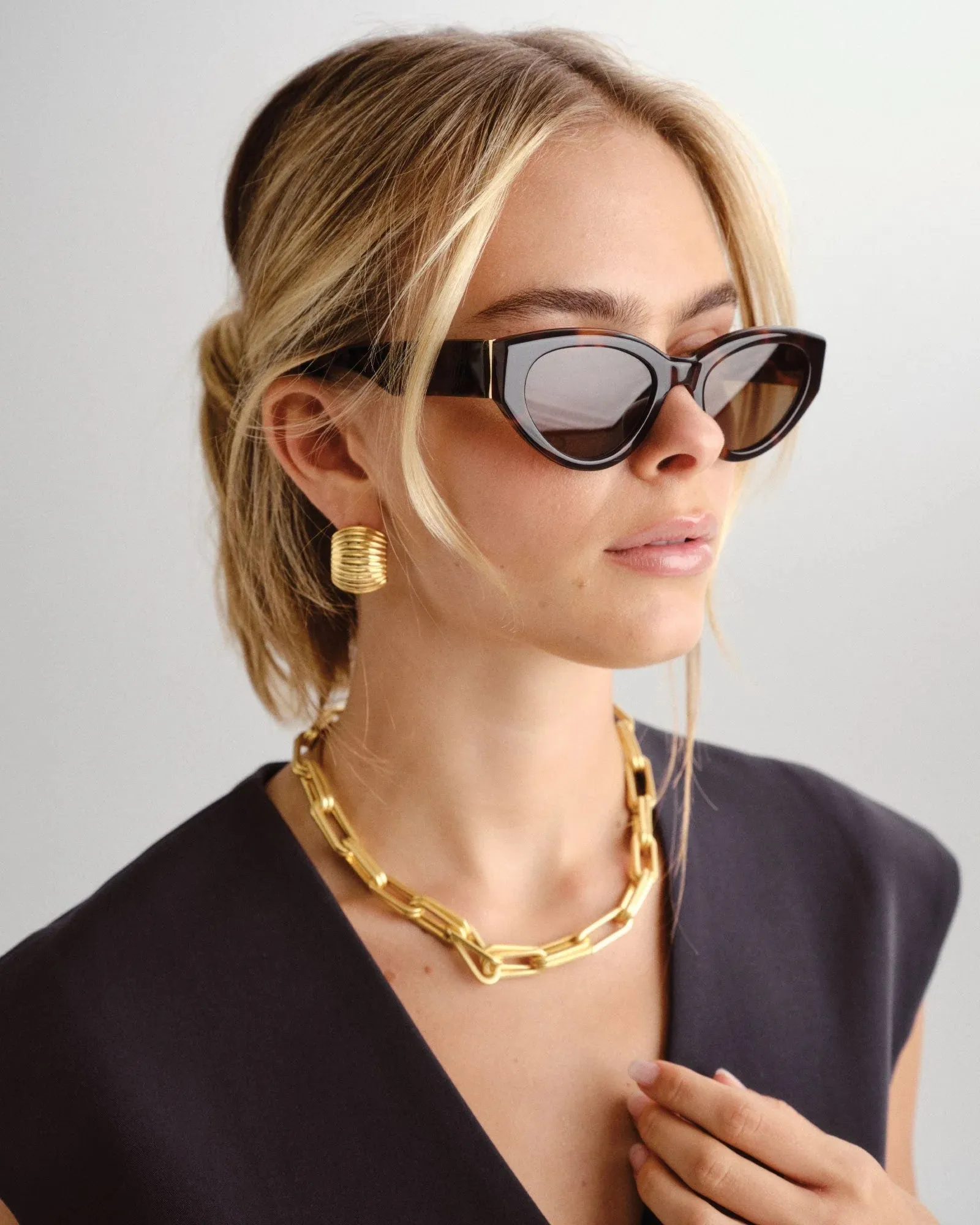 Luv Lou The Poppy Sunglasses Tort