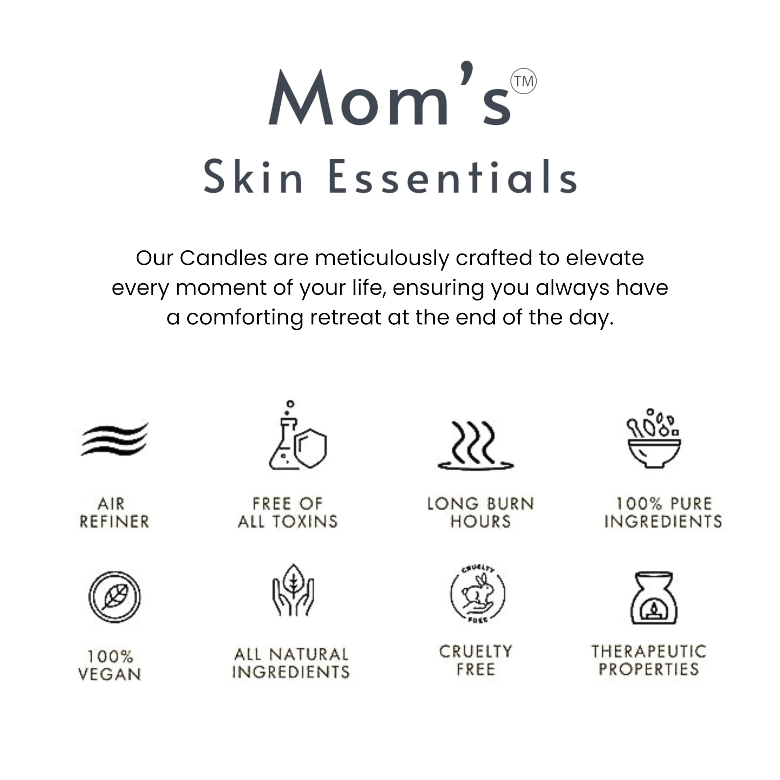 Mom's Skin Essentials Spiced Pumpkin Luxury Scented Soy Wax Candle 100% Soy Wax Smoke-Free Ideal for Home Decor, Gifting and Aromatherapy 510 gm Upto 50 Hours Burning Time