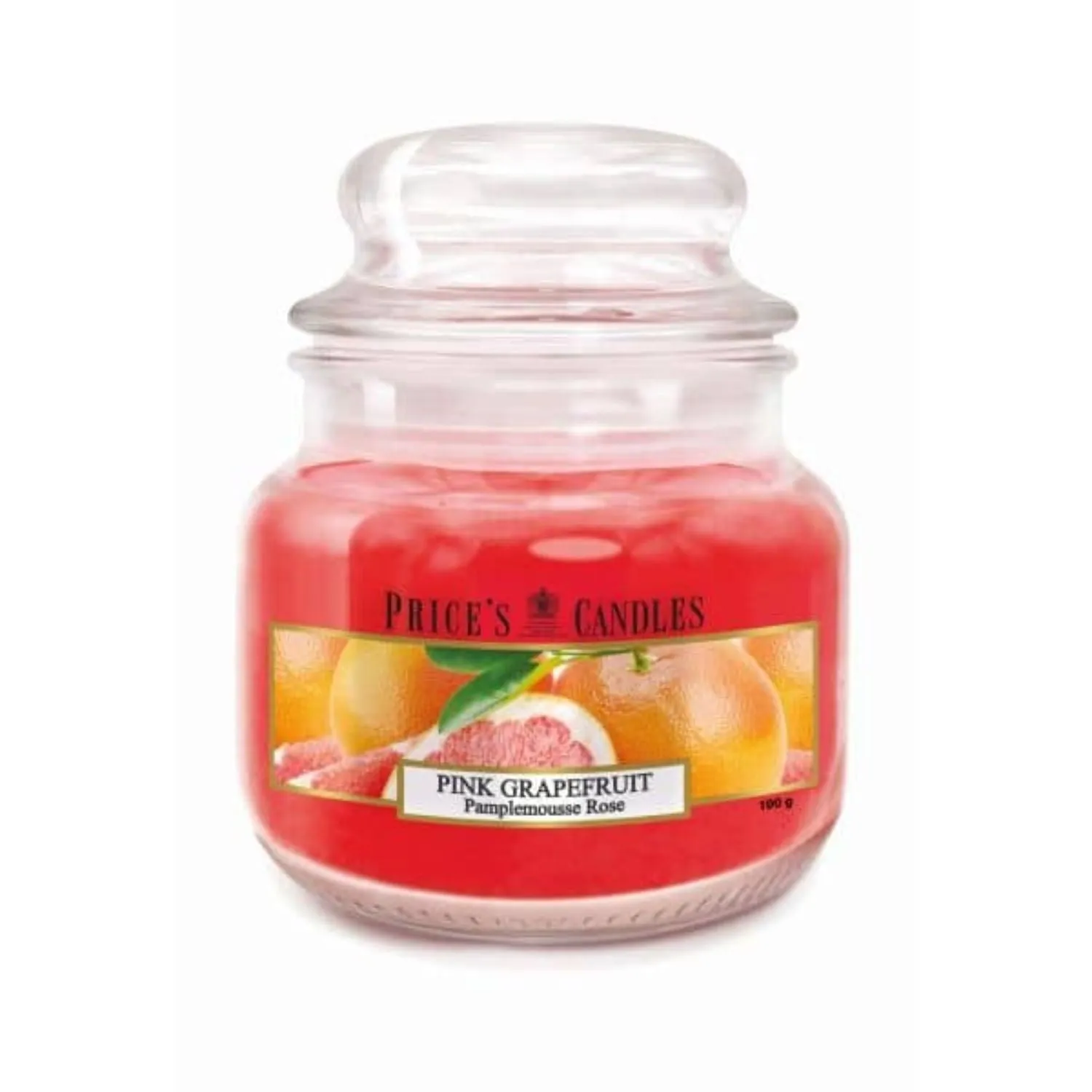 Price's Pink Grapefruit Small Jar Candle