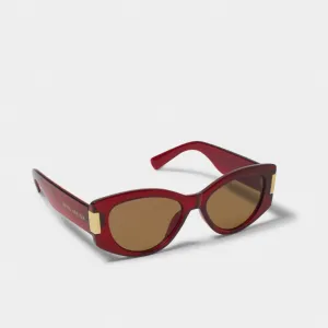 Rimini Deep Red Sunglasses