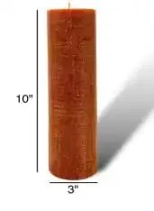 Sable Serenade Spiral Design Brown Stick Candle: Luxurious, Handcrafted with Love, Delicate Accents, Slow, Even Burn