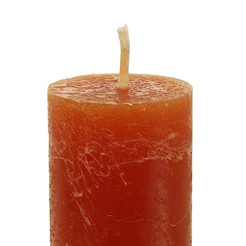Sable Serenade Spiral Design Brown Stick Candle: Luxurious, Handcrafted with Love, Delicate Accents, Slow, Even Burn
