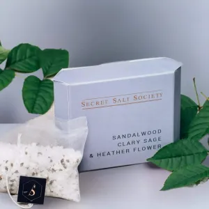 Sandalwood, Clary Sage And Heather Flower Mineral Bath Infusion