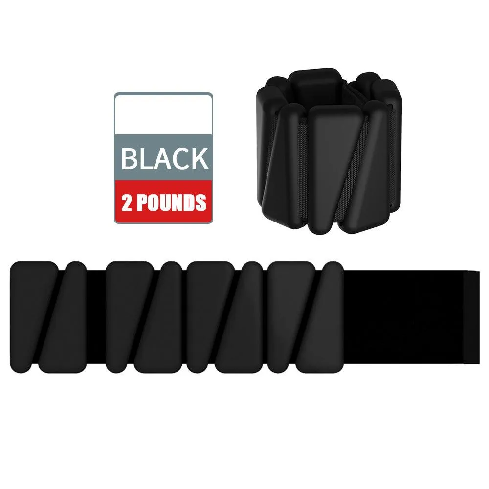 Silicone Weights Bracelet Adjustable Wrist Ankle Strap Running Yoga Pilates Training Exercise Fitness Equipment Wristband