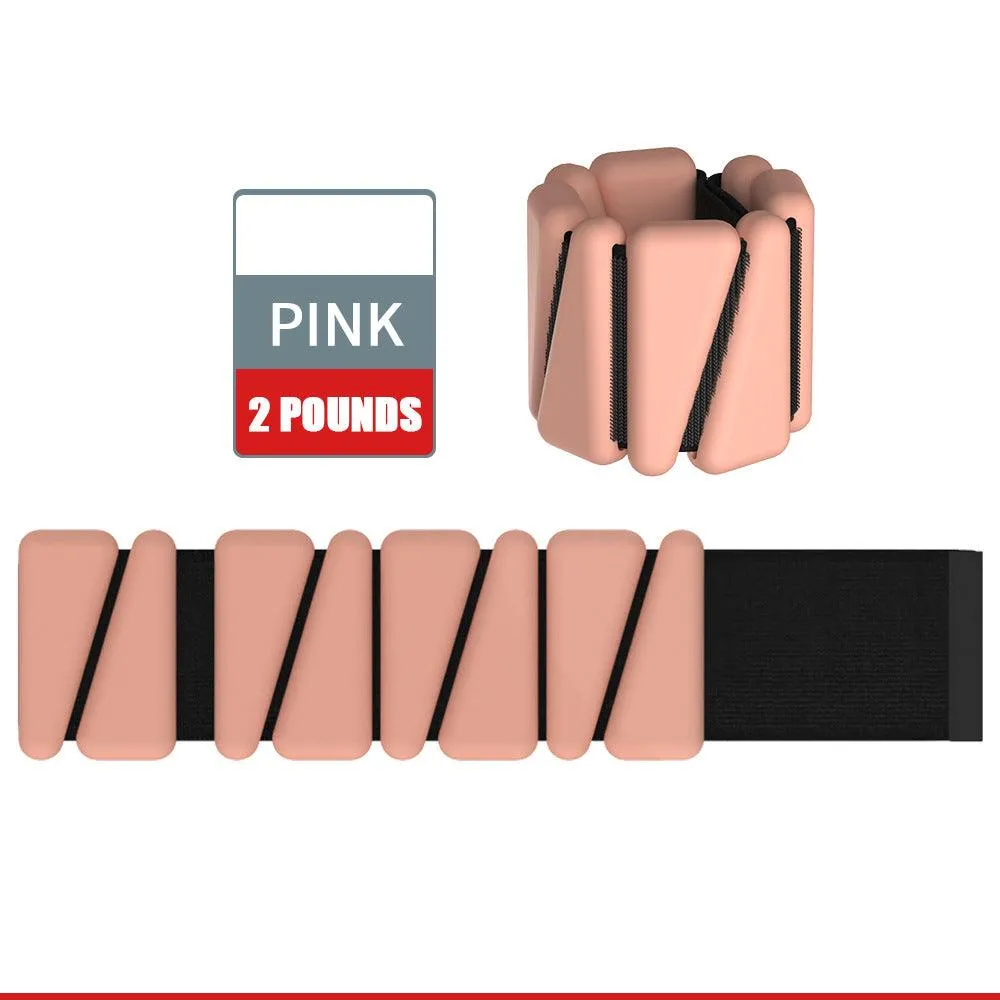 Silicone Weights Bracelet Adjustable Wrist Ankle Strap Running Yoga Pilates Training Exercise Fitness Equipment Wristband
