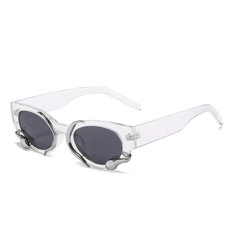 Steampunk Snake Rectangle Sunglasses