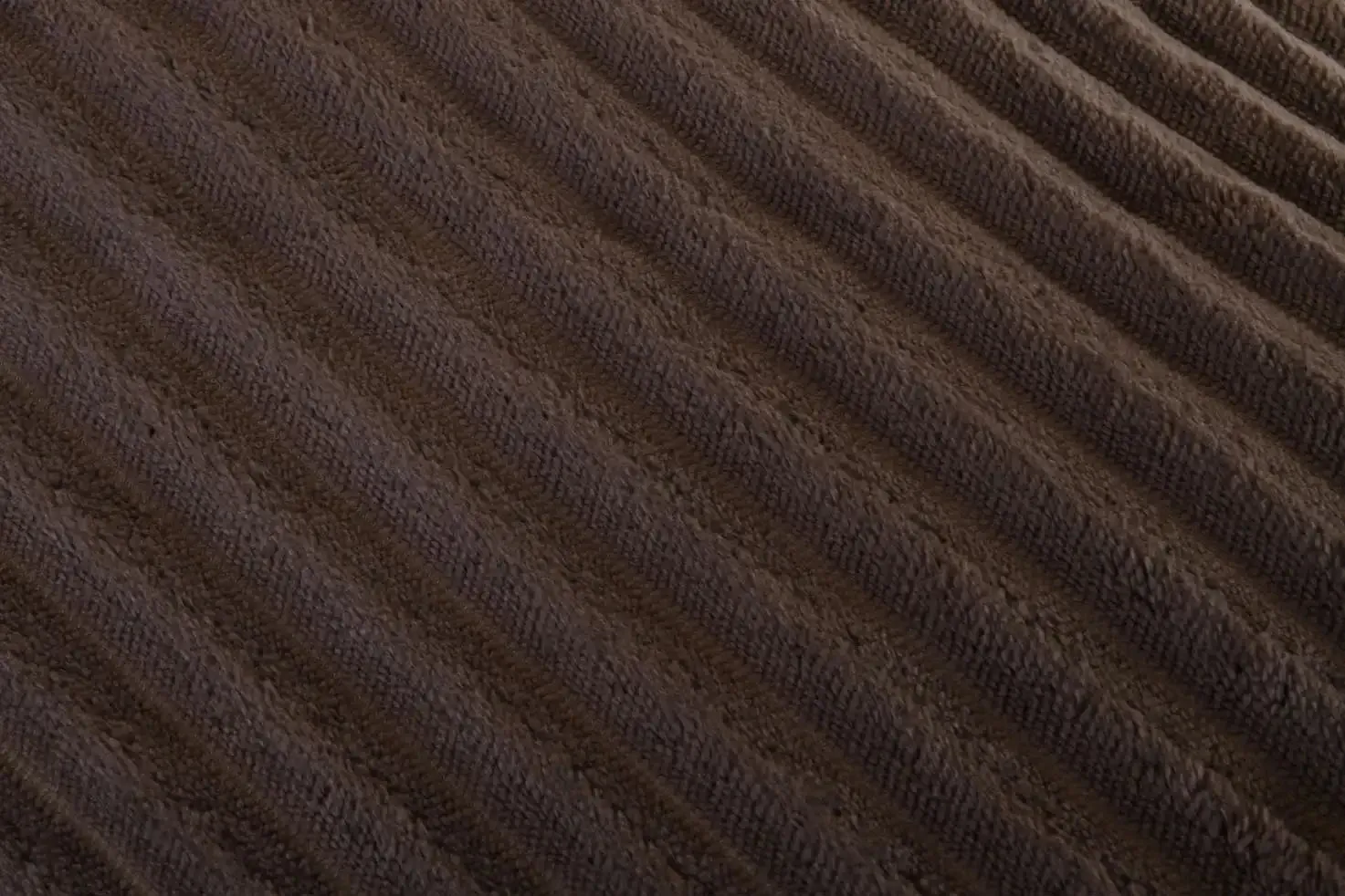 Striped Double Side Fleece/Sherpa Blanket (180 x 220)