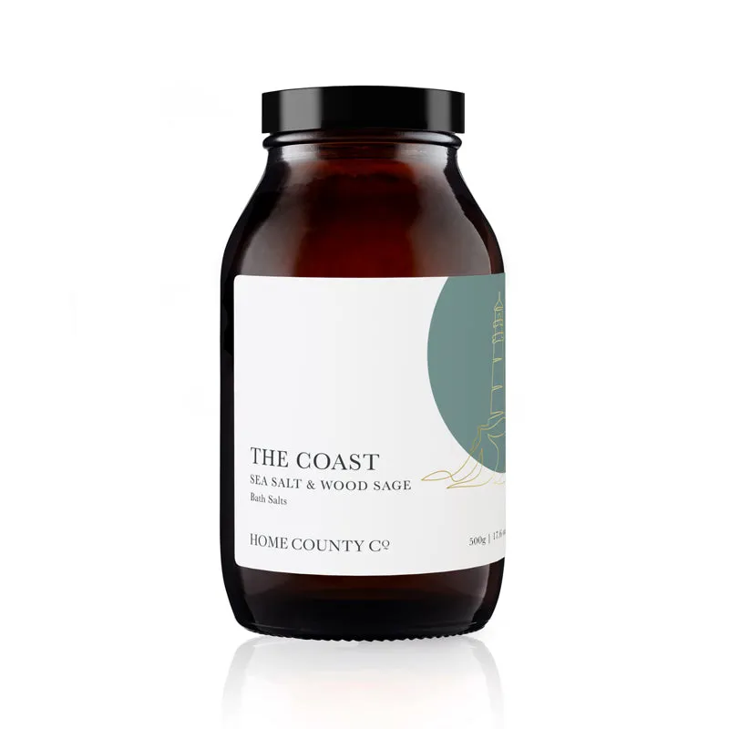 The Coast - Sea Salt and Wood Sage Bath Salts