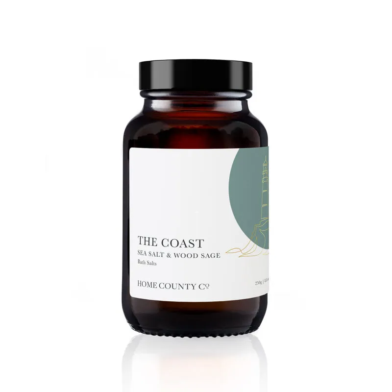 The Coast - Sea Salt and Wood Sage Bath Salts