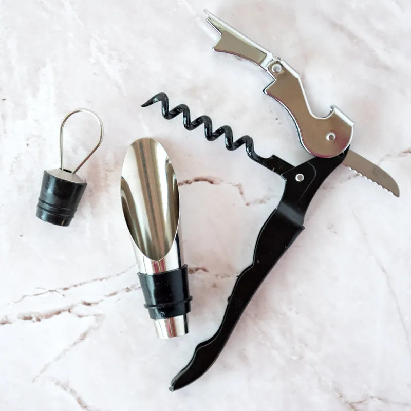 Time To Unwind - Wine Accessories Set