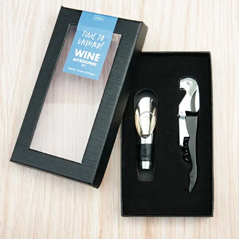 Time To Unwind - Wine Accessories Set
