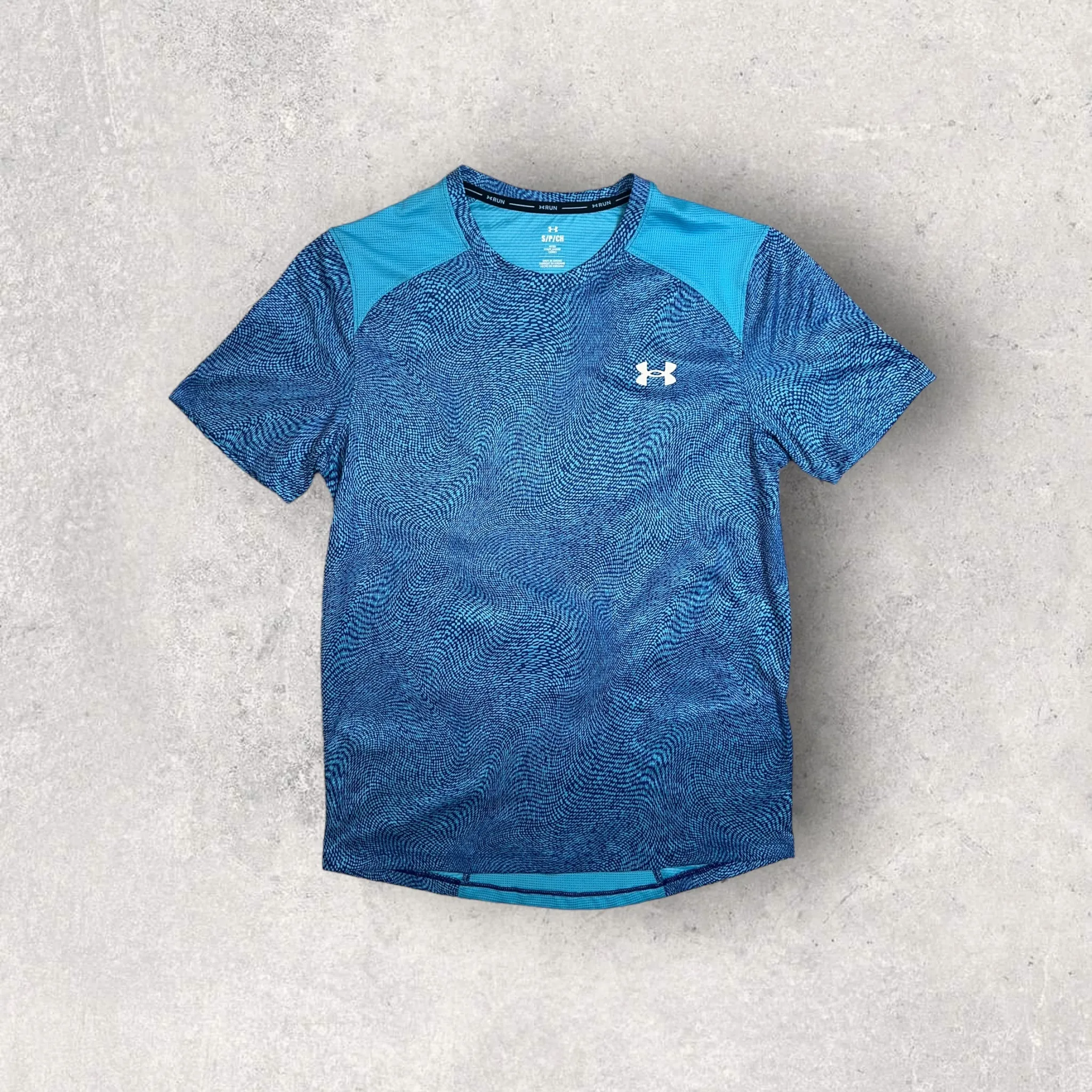 UNDER ARMOUR COOLSWITCH T-SHIRT/SHORT SET - BLUE/BLACK
