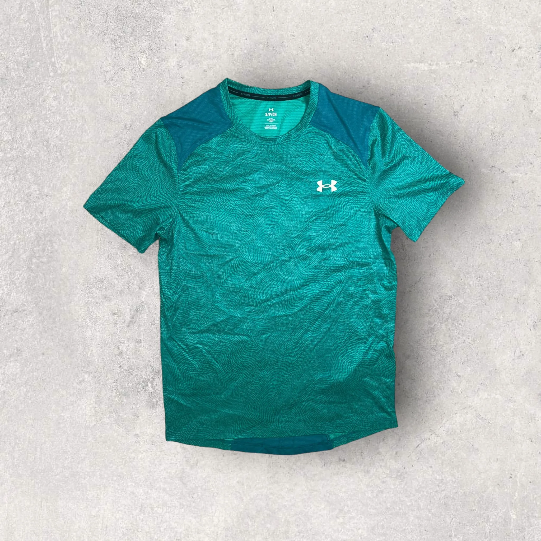 UNDER ARMOUR COOLSWITCH T-SHIRT/SHORT SET - TEAL/BLACK